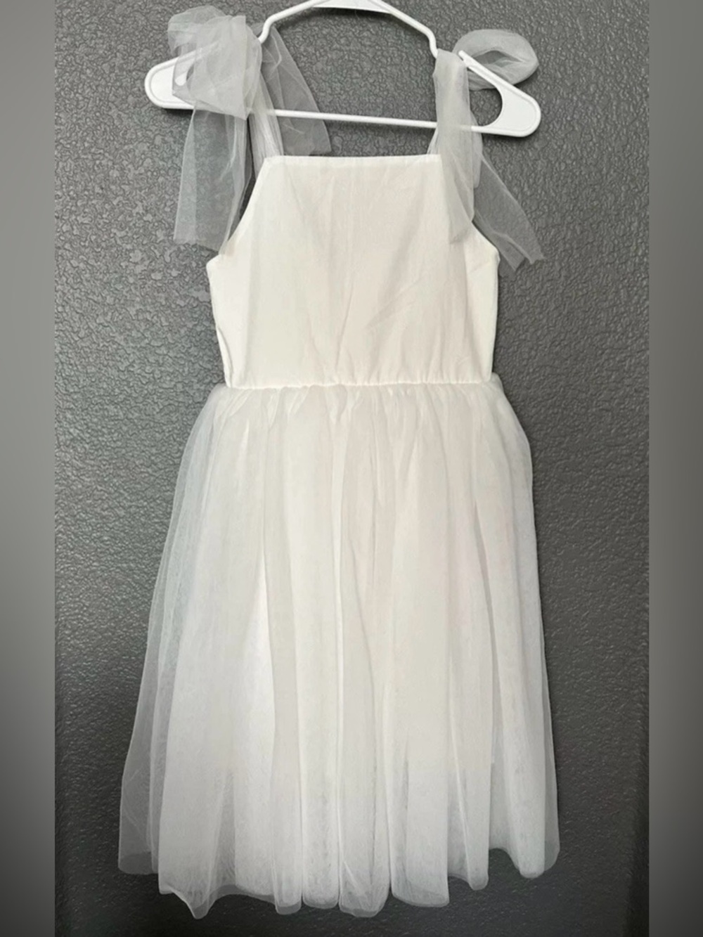 Oui Babe Australia "Harper" Tea Length Dress Ivory Tulle Size 10